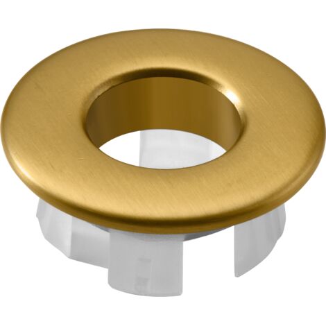 IMEX ERL001/OC EMBELLECEDOR Embellecedor Rebosadero Lavabo Oro Cepillado - ref: ERL001/OC