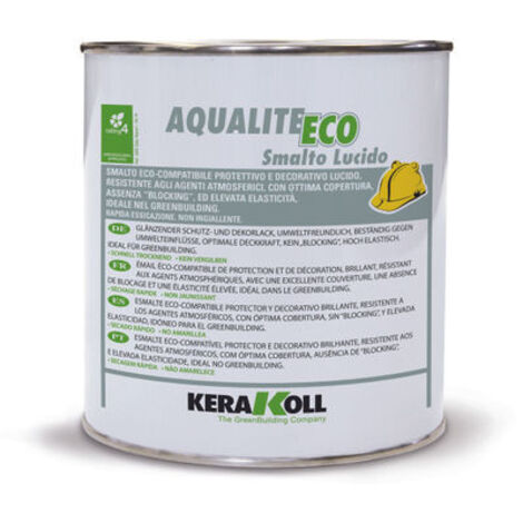 KERAKOLL 72913 AQUALITE ECO SMALTO LUCIDO A 010 MOSTAZA 2,5 litros - ref: K72913 (1/2)