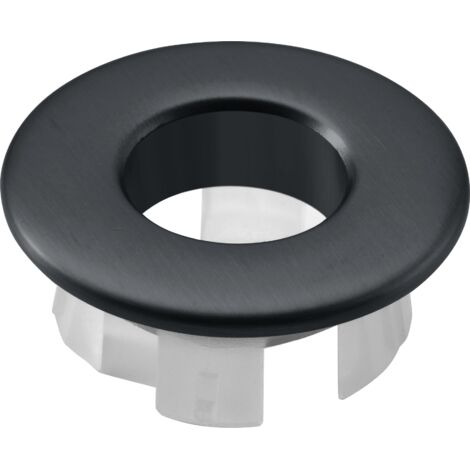 IMEX ERL001/BGM EMBELLECEDOR Embellecedor Rebosadero Lavabo Black Gun Metal - ref: ERL001/BGM