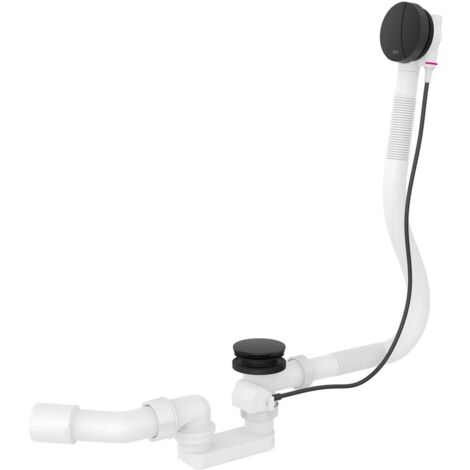ROCA A5064046NB AQUA Conjunto Desagüe Automático Ø 52 Mm para Bañeras con Sifón Negro Mate - ref: A5064046NB