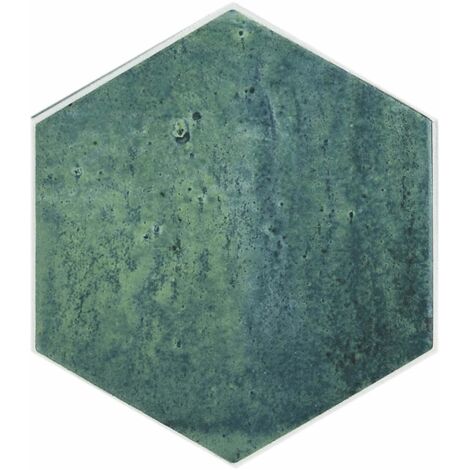 APE A041026 SINTRA HEXA EMERALD GREEN 13,9x16 Azulejo Esmaltado - ref: A041026