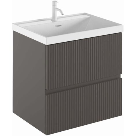 ROYO VORA Mueble 2C+Lavabo Cairo Habana Mate - Medida: 100 cm - ref: C0078499
