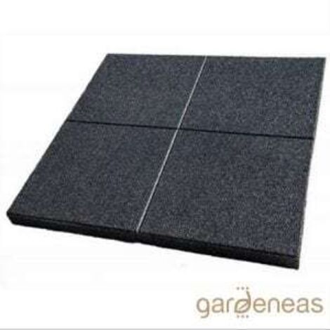 LESTARE PAV0080 Loseta Caucho 500x500x40 mm Negro - ref: PAV0080