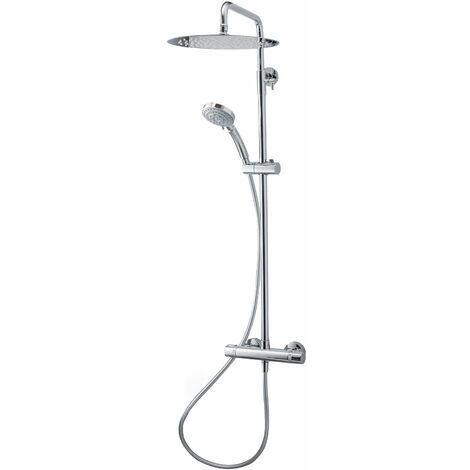 PRESTO 50059500 PYSA Grifo Ducha Termostática con Columna Rociador 300 mm Cromo - ref: 50059500 (1/2)