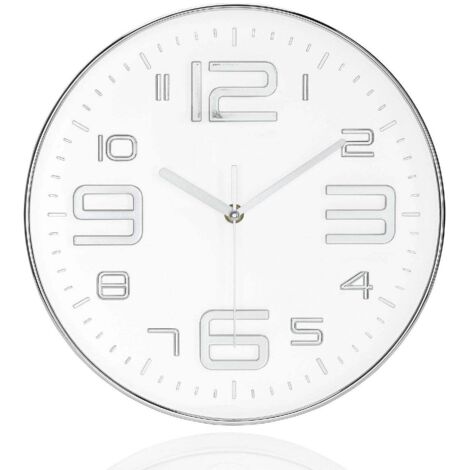 ANDREA HOUSE AX17055 Reloj Pared Cromo Ø30X4,5 cm - ref: AX17055 (1/2)