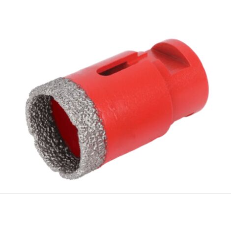 Corona Perforadora   Porcelana Corte Seco Ø 35Mm Diamante  M14 Rubi