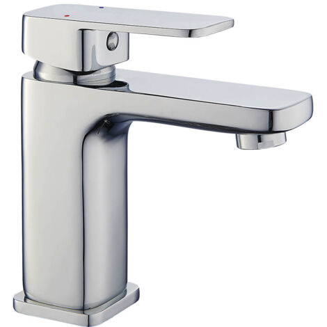 Kibath Grifo de Lavabo monomando CHE acabado CROMO brillo fabricado en latón (1/5)