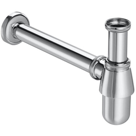 ROCA A506401614 AQUA Sifón Botella Visto Para Lavabo Cromo