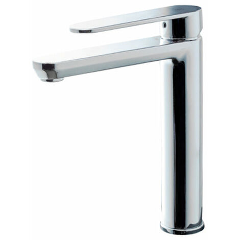 galindo grifo lavabo alto nine cromo con desague semiautomático 4624500 (1/2)