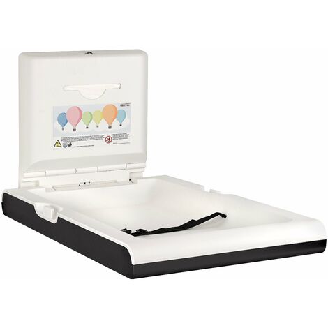 MEDICLINICS CP0016VCSB BABYMEDI Cambia Pañales Inox Negro Vertical - ref: CP0016VCSB