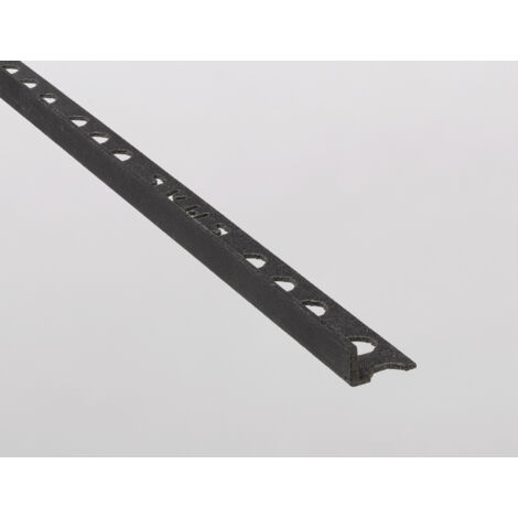 EMAC NOVOLISTEL PARED/SUELO Perfil Maxi Negro-75 - Altura: 10 mm - Medida: 2,50 METROS - ref: NSUMX10MNE