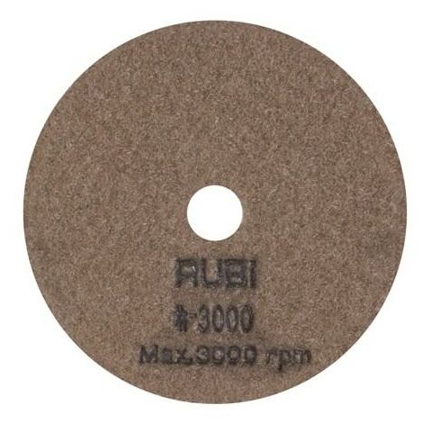 RUBI 62976 Disco Flexible Diamantado Para Pulir 100 mm Grano 3000 - ref: 62976