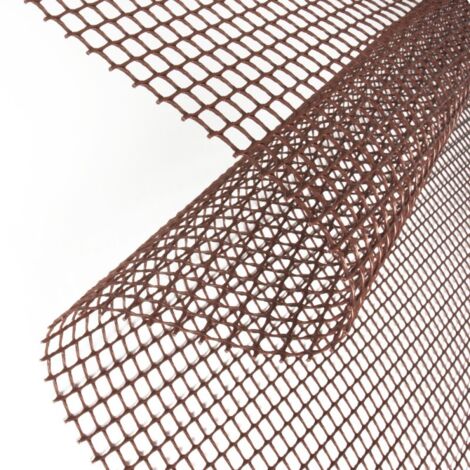 Malla Jardinería Plástica Marrón 1x30. Malla de 20x20mm