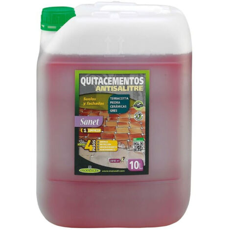 MONESTIR SANET Quitacementos Antisalitre - Medida: 10 Litros - ref: MNS-04002