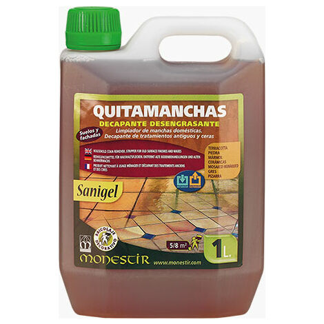 MONESTIR SANIGEL Quitamanchas Decapante - Medida: 25 Litros - ref: MNS-25001