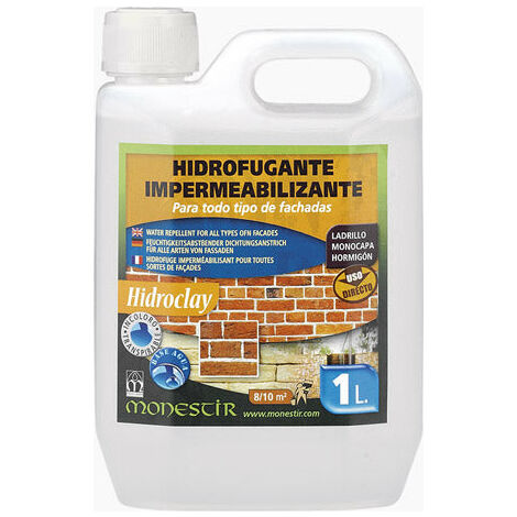 MONESTIR HIDROCLAY Hidrofugante Fachadas - Medida: 25 Litros - ref: MNS-25014