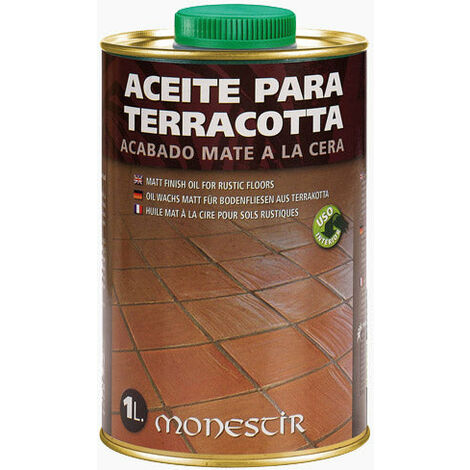 MONESTIR Aceite Terracota Mate A La Cera - Medida: 10 Litros - ref: MNS-07023