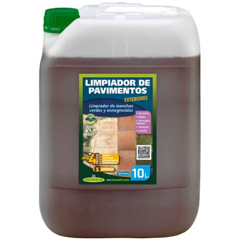 MONESTIR Limpiador De Pavimentos Exteriores - Medida: 10 Litros - ref: MNS-07010