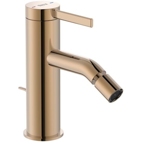 Grifo monomando para bidé con desagüe automático ONA - ROCA Color: Oro rosado (1/2)