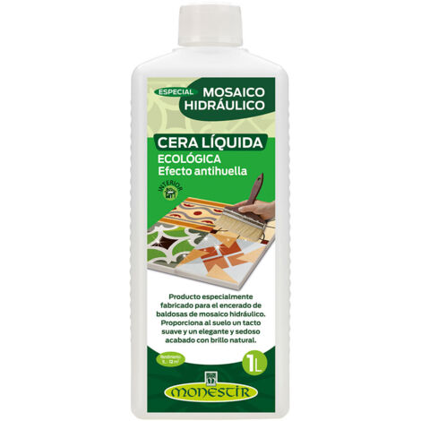 MONESTIR Cera Líquida Ecológica Mosaico Hidráulico - Medida: 1 Litro - ref: MNS-MHCLE