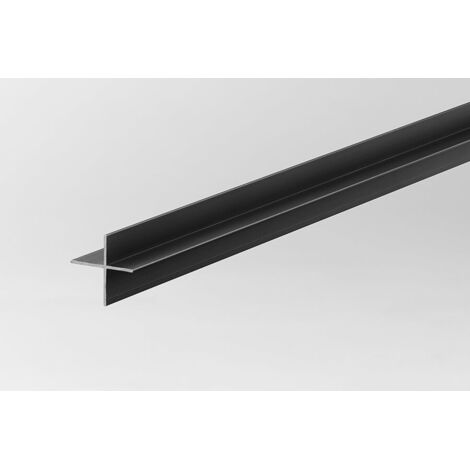EMAC NOVOPILASTRA Perfil Aluminio Negro Mate - Altura: 8/10 MM - ref: NPIAL0810NEM