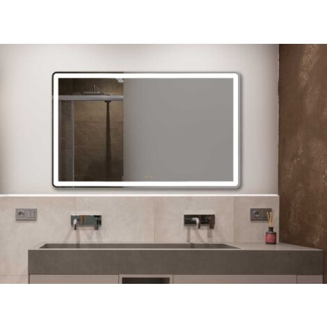 Espejo de baño VITARA: Iluminación LED, Antivaho y Reversible