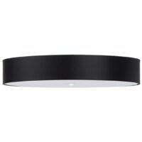 Incasso Cilindrico Nero 80cm E27 Plafón cilíndrico Negro 80cm E27