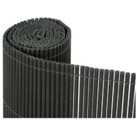 FAURA MIMBRE DE PVC ANTRACITA 1X3 METROS AGARRE ACERO GALVANIZADO