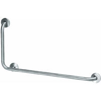 MEDICLINICS BAI090CS Barra Ángulo 90 Izquierda Inox Mate - ref: BAI090CS