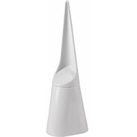 MEDICLINICS ES0421 Escobillero de Pie de ABS y Polipropileno Blanco - ref: ES0421