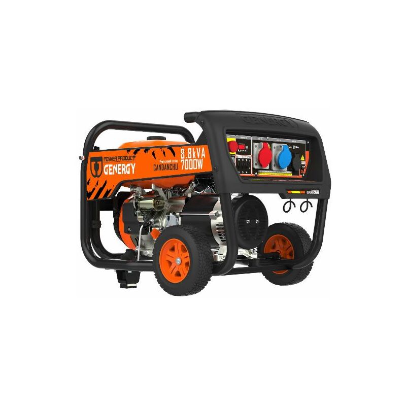 Generador 7000W-400V 6500W-230V Gasolina Trifásico Arranque Eléctrico Modelo Candanchú