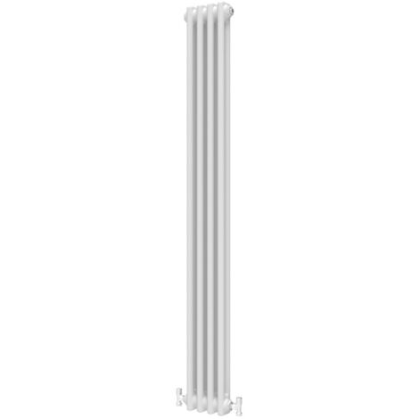 Biubiubath 1500x200mmTraditional Cast Iron Style Radiator Vertical 2 Column White (1/3)
