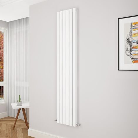 Biubiubath Oval Column Radiator 1800x354mm Double White