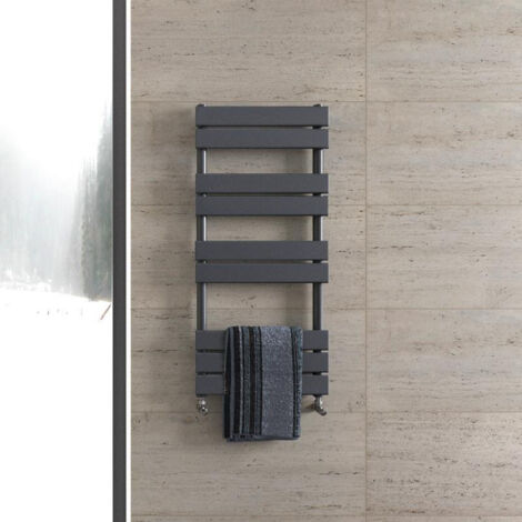 Biubiubath Flat Panel Towel Rail Radiator 1000x450mm Anthracite