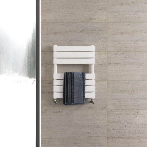 Biubiubath Flat Panel Towel Rail Radiator 650x500mm White (1/4)