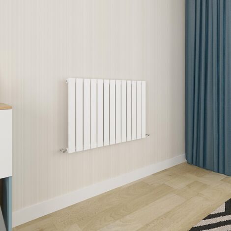 Biubiubath Flat Panel Radiator 600x884mm Single White