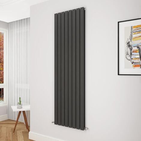 Biubiubath Flat Panel Radiator 1800x544mm Double Black