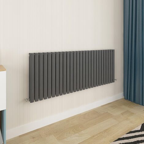 Biubiubath Oval Column Radiator 600x1593mm Double Anthracite (1/5)