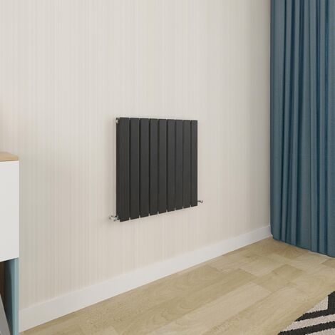 Biubiubath Flat Panel Radiator 600x612mm Double Black