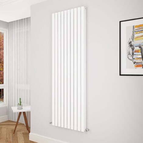 Biubiubath Oval Column Radiator 1800x590mm Double White