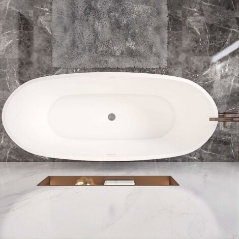 Biubiubath Modern Designer Bathroom Freestanding Double Ended Bath Bathtub 1700x720mm
