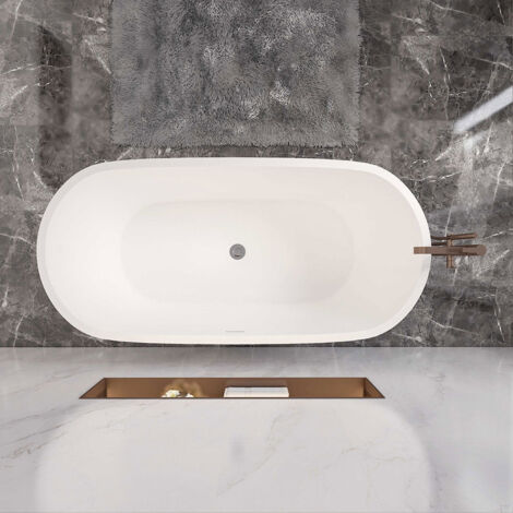 Biubiubath Modern Designer Bathroom Freestanding Double Ended Bath Bathtub 1500x700mm