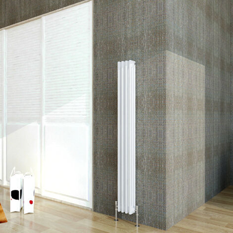 Biubiubath Traditional Cast Iron Radiator 1500x200mm 3 Column White (1/5)