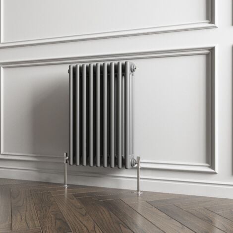 Biubiubath Traditional Cast Iron Style Radiator Horizontal 3 Column Anthracite 600x425mm