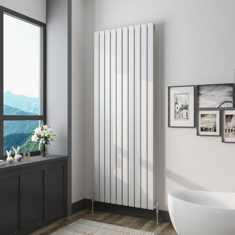1800x680mm Vertical Tall Upright Central Radiators Double White Flat Panel Radiator