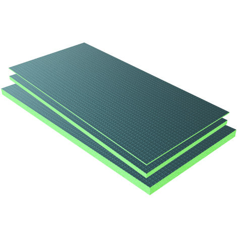 Biubiubath 1250x600x6mm Pack of 4 Tile Backer Boards Wet Room Cement Coated Insulation Underfloor Heating