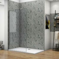 Biubiubath 1000x1850mm Walk In Wet Room Shower Easyclean Glass Enclosure Screen