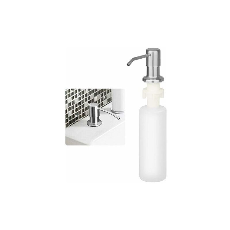 Küche Waschbecken Flüssigkeit Seife Dispenser Pumpen Edelstahl