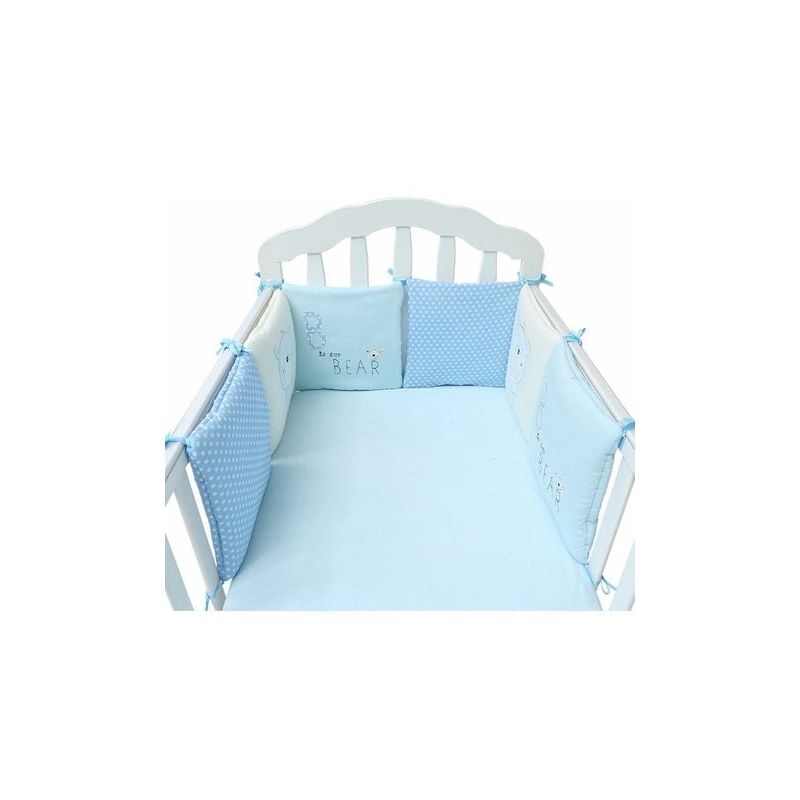 Kinderbett Stoßstange Kinder 30 30 cm Bettwäscheschutz 6 Stück
