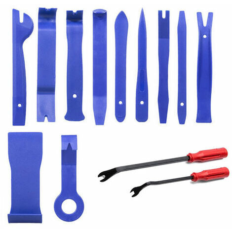 13-teiliges Auto-Trimm-Entfernungs-Kit, Autoradio-Installations-Werkzeug-Kits,  Brecheisen-Hebel-Verkleidungs-Entfernungs-Kit, Blau